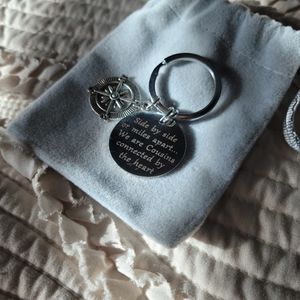 Cousins Compass Keychain